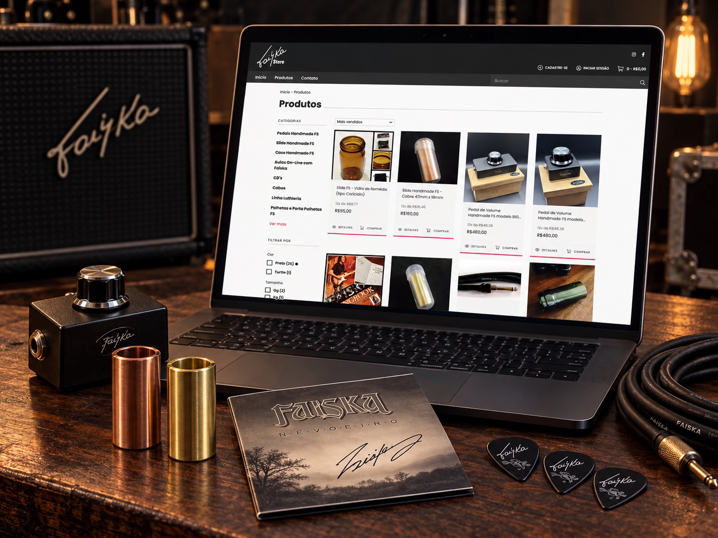 Faiska Store, loja de acessórios e produtos oficiais